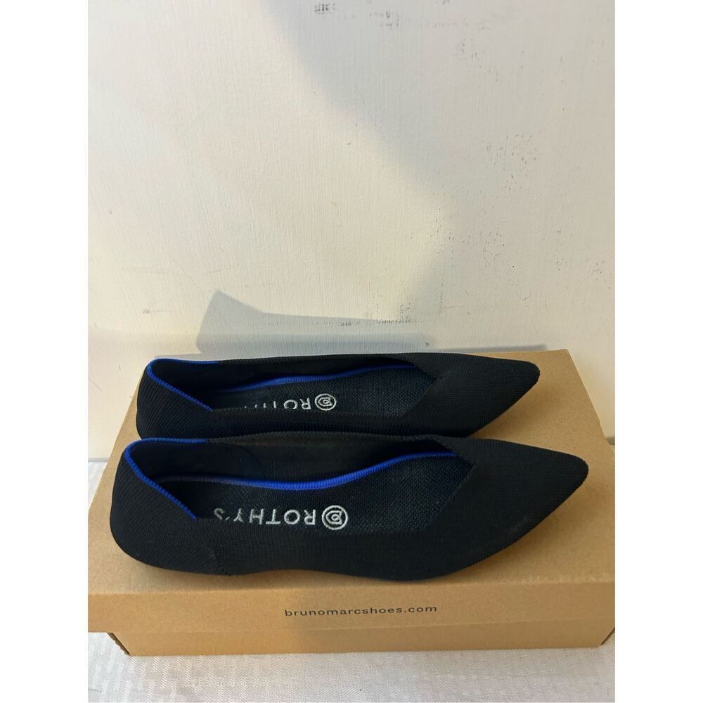 Rothy’s pointy flats 9.5‎ black shoes